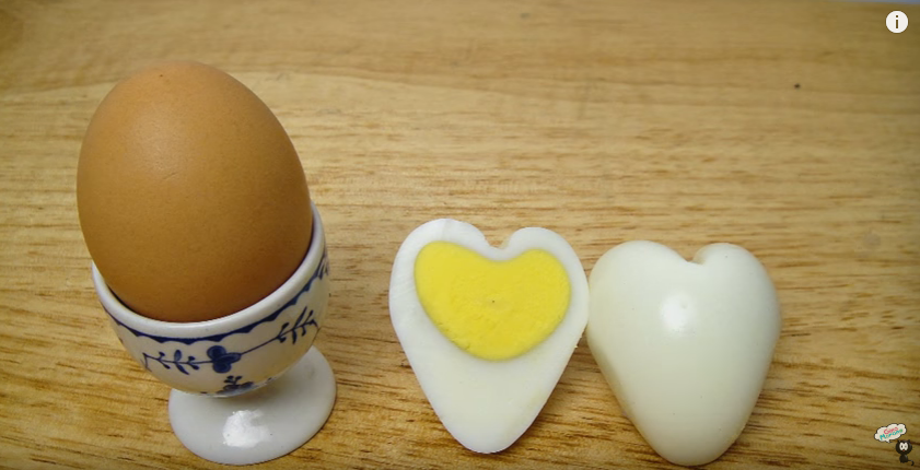 Чанасан өндгийг зүрхэн хэлбэртэй болгох арга